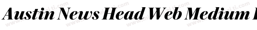 Austin News Head Web Medium Regula字体转换